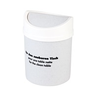 kôš na odpadky stolný, plast biely pr. 12 cm, výška 18 cm