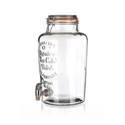 zásobník na vodu SUMMER 7l skleněný s kohoutkem