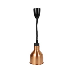 lampa infra ohřevná závěsná pr. 19 cm barva bronz délka 60-150 cm