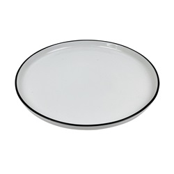 Future talíř mělký 24 cm black rim