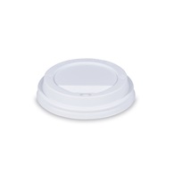 víčko vypouklé bílé pro papírové kelímky prům 90mm 100ks (PS)